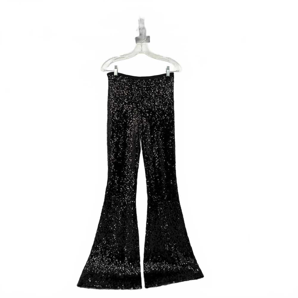 Anthropologie Black Dress Pants with Sequin Detail | Size 4 Regular